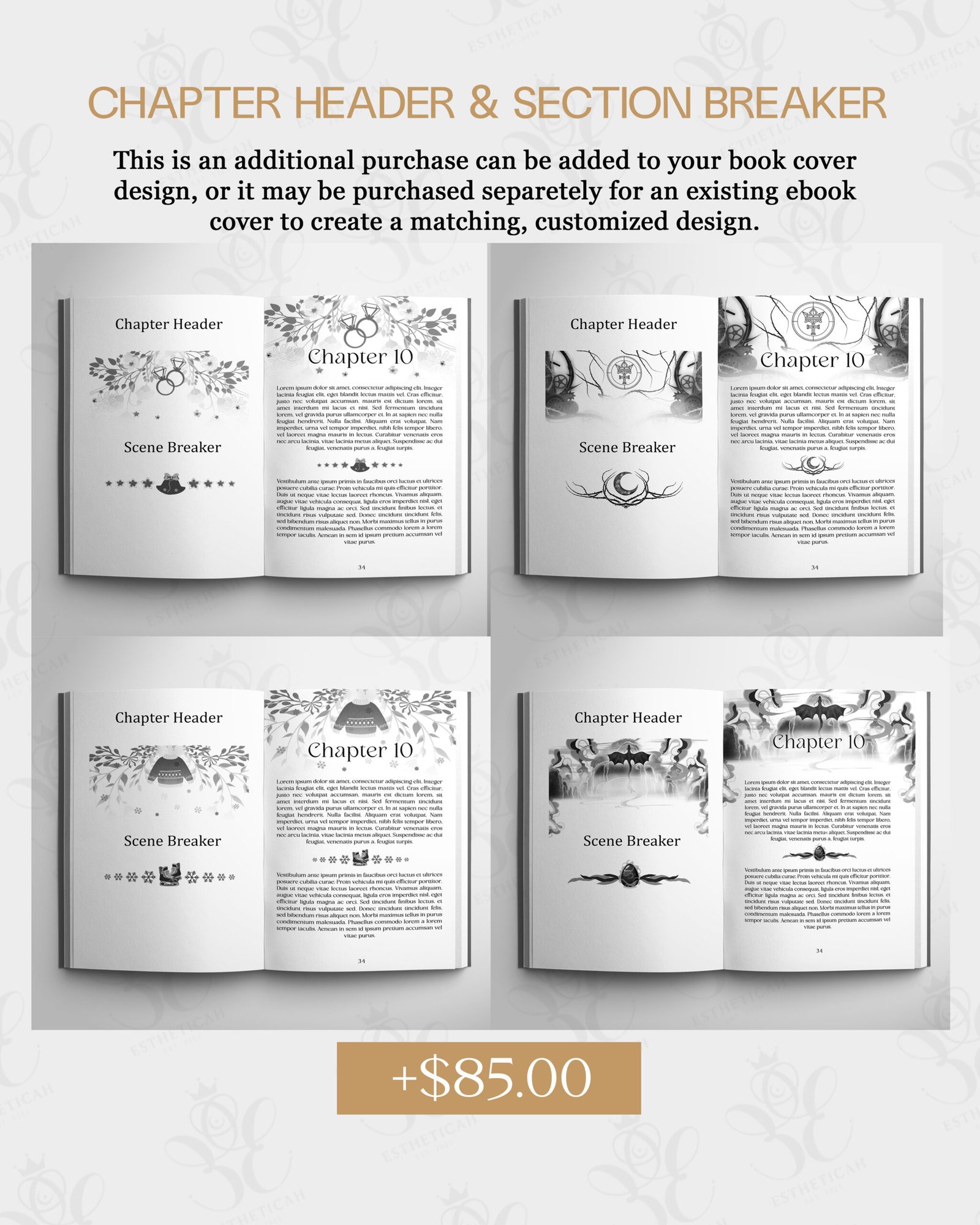 rate chapter header section breaker